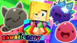 SPAWNING EVERY SLIME RANCHER SLIME IN MINECRAFT! | KawaiiCraft Ep 7