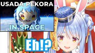 Pekora React To Being Sent To Space By Nousagi【Hololive】