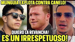 CANELO 0FENDE a MUNGUÍA PERO JAIME LE RESPONDE y SE BURLA DE SU PEGADA "NI A BERLANGA PUDO NOQUEAR"