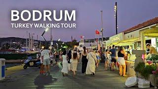 Bodrum, Turkey walking tour 2024 | Bodrum city center, Grand Bazaar and harbour walk tour