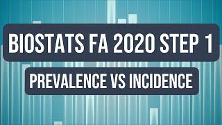 Biostatistics: Prevalence, Incidence, Precision, and Accuracy | USMLE Step 1 Crash Course (FA 2020)