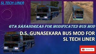 Gta Sa For D S  Gunasekara Bus Modficated By SL TECH LINER