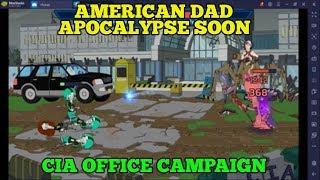 CIA OFFICE CAMPAIGN - DIFFICULT BOSS - AMERICAN DAD APOCALYPSE SOON ANDROID GAMEPLAY