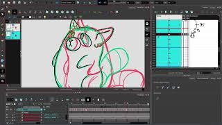 ОТРИСОВКА ПОВЕРХ ЧЕРНОВИКА В ToonBoom Harmony  на русском. УРОК#6