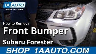 How to Remove Bumper 2013-2018 Subaru Forester