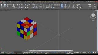 SOLIDEDIT command | Autocad 3D| varied colors on faces of 3D solids