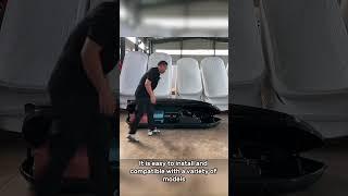 Large capacity outdoor roof box.