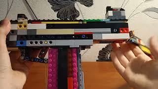 Lego UZI with magazine and cartridges