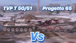 НА ЗАБИВ#49 | Чей БАРАБАН лучше | TVP T 50/51 vs Progetto 65 | Чехия или Италия | WoT Blitz