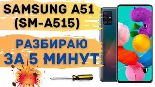 Samsung A51 разбираю за 5 минут! Быстро и аккуратно.