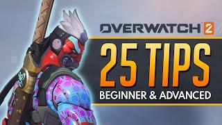 25 TIPS to get BETTER in OVERWATCH 2