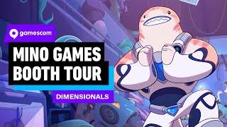 Mino Games Booth Tour & Dimensionals Game Overview | gamescom 2024