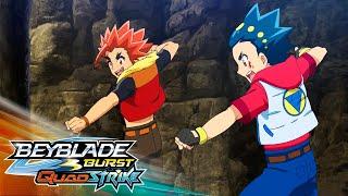 Amazing duo! Valt & Xander are acing the training | BEYBLADE BURST QUADSTRIKE EP9 | Official Clip