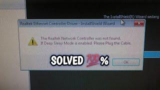The realtek network controller was not found solution