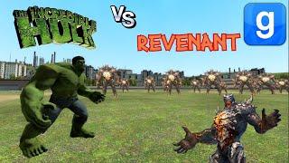 The Incredible Hulk VS Counter Strike Revenant NPC Battle Garry's Mod