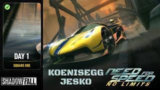 Shadowfall 2023 Koenigsegg Jesko day 1 | Need For Speed No Limits 2023