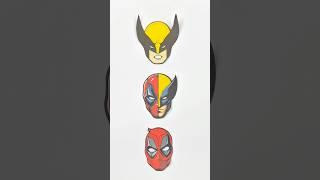 Deadpool wolverine paper art diy / bye bye bye deadpool#art #deadpool #deadpool3