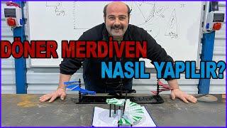 MERDİVEN YUVARLAK DÖNER MERDİVEN NASIL YAPILIR? HESABI #merdiven #merdivenliev #merdivennasılyapılır