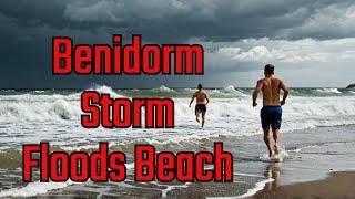 Storm hits Benidorm  Watch the timelapse