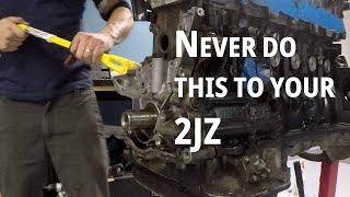 2JZ-GTE Upgrade Oil Pump to Modified CNC High RPM - Part1