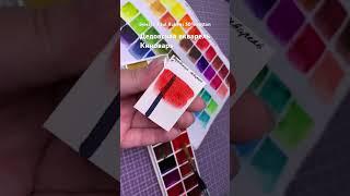 #swatches #watercolor #выкраска #акварель #дедовская #киноварь