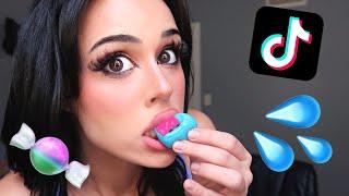 Trying *VIRAL* TikTok products (JELLY FRUIT and SLIME)