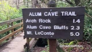 Hiking Alum Cave Trail to Mt. LeConte and LeConte Lodge