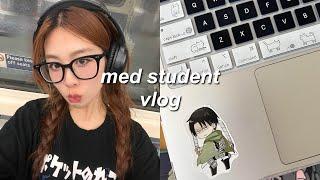 Med student vlog ️: seminars, booking flights, kpop dance, very chatty
