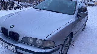 BMW E39.Печка в мороз дует холодным. Выгоняю воздушную пробку.