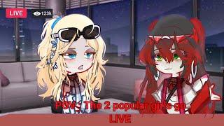 POV: The 2 popular girls go LIVE||Itsfunneh||Ft. Draca and Drucilla|| The Step-sister's