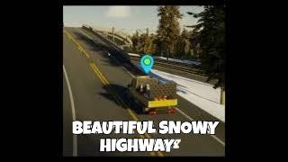 Experience the Snowy Wonder on My Most Beautiful Highway in Cities: Skylines 2!