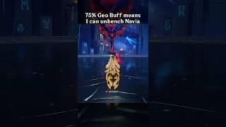 75% GEO BUFF MEANS I CAN UNBENCH NAVIA