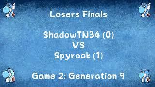 Pokemon Showdown Generations Losers Finals ShadowTN34 VS Spyrook