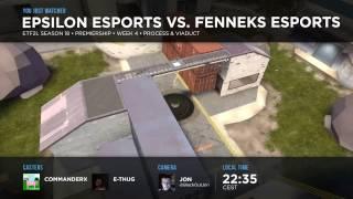 ETF2L S18 Premiership Week 5: Epsilon eSports vs. Fenneks eSports (Interviews)