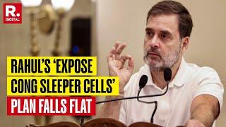 Rahul Gandhi's Attempt To 'Expose Congress Sleeper Cells' Backfires Spectacularly | BJP