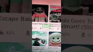 Baby yoda plays Roblox original idea