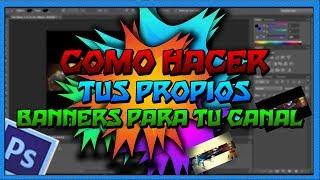 como hacer un banner para youtube con photoshop cs6