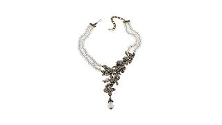 Heidi Daus "Blooming Romance" Crystal Drop Necklace