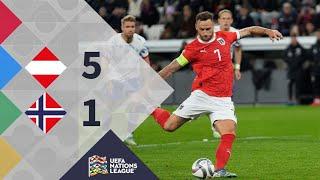 Highlights | Austria vs Norway 5-1 | 13.10.2024 | UEFA Nations League