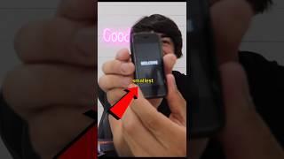 Playing Mario on the world’s smallest phone  #shorts #supermariobros #mario