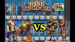 Rise of Kingdoms: Мартел и Константин против Эдвард с Томирис.