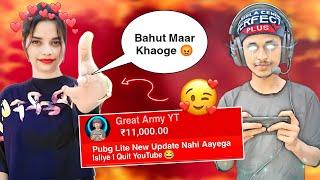 Pubg Lite YouTubers React On New Update  Pubg Lite New Update | Pubg Lite Girl Gamer