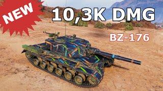 World of Tanks BZ-176 - 4 Kills 10,3K Damage | NEW WORLD RECORD !