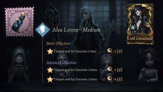 Alva With Teleport For Deduction Quest in Legendary Rank Match ​ Identity V Hermit Lead Consultant