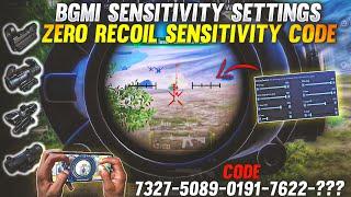 NEW UPDATE 3.4 !!BEST SENSITIVITY CODE+CONTROL SETTINGS BGMI/PUBG MOBILE | BGMI AFTER UPDATE 3.4