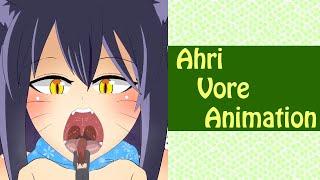 【vore】Ahri vore Animation【丸呑み】