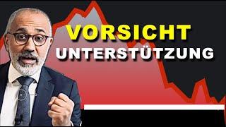 Vorsicht, Unterstützung! Bei Tesla, Bitcoin, S&P500 und Co.