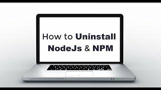 UnInstall NodeJs and Npm on Ubuntu