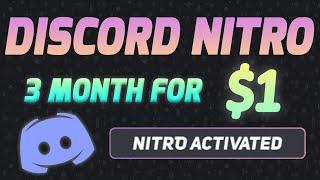 Extended! Discord Nitro 3 Month for Only $1 Using XBOX Game Pass Ultimate (Dec 2 - Jan 15)