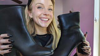 ASMR Shoe Tapping & Leather Scratching  | Whispers, Tapping, Scratching and Mic Triggers